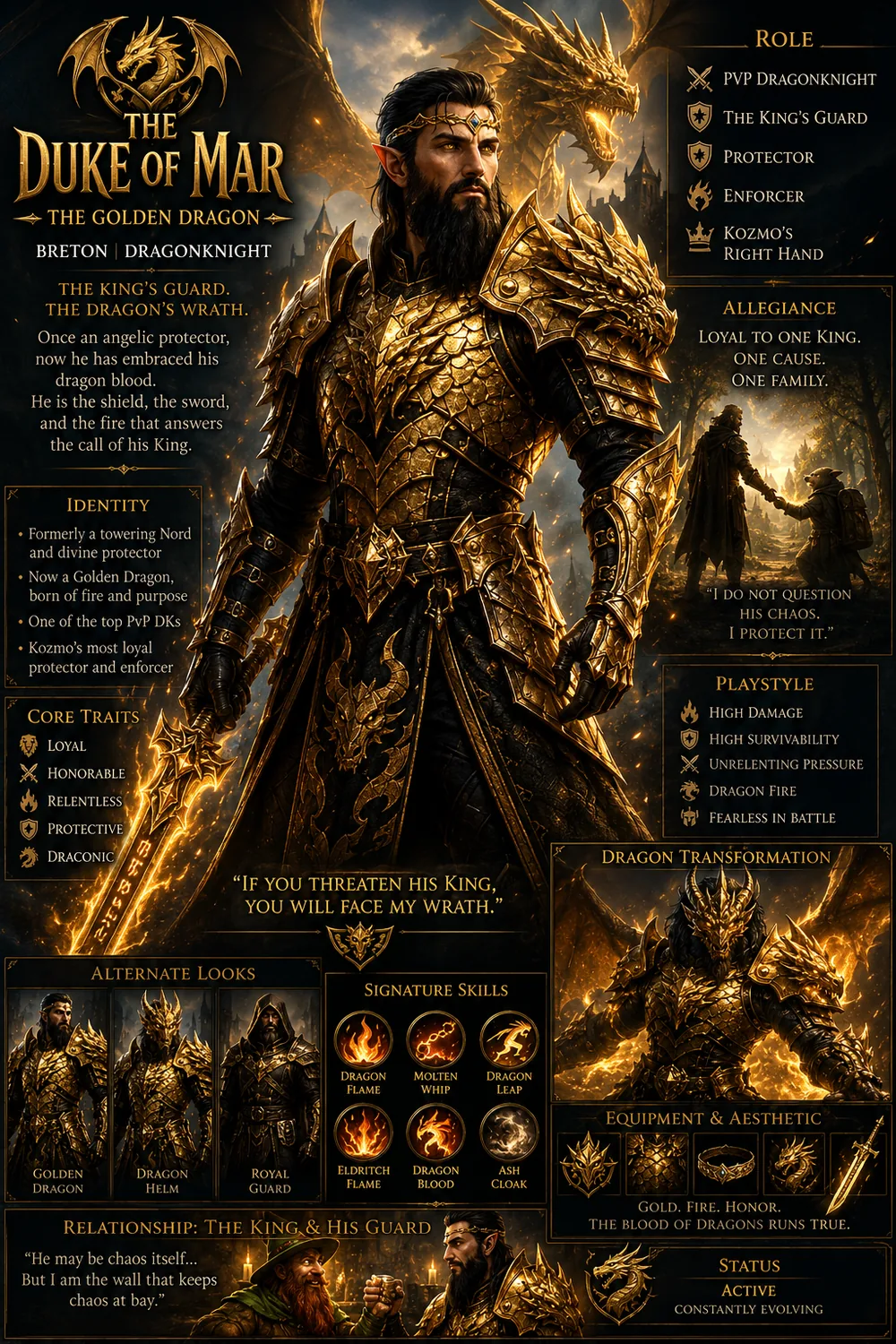 The Duke of Mar — The Golden Dragon