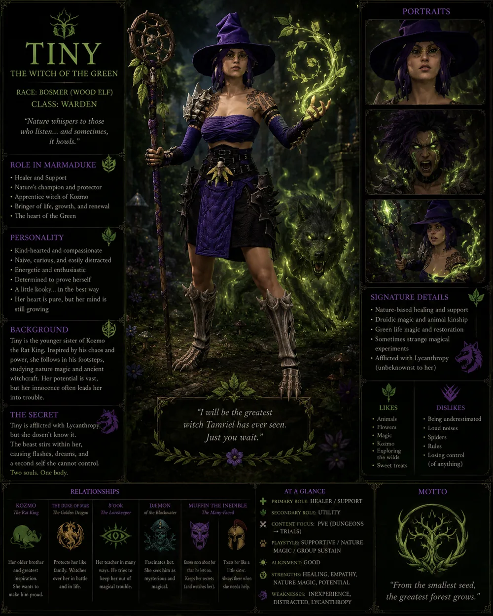 Tiny — The Witch of the Green